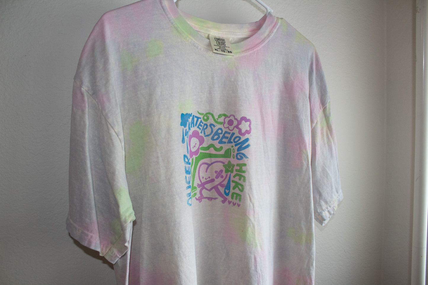 Pastel Queer Skaters Belong T-shirt - XL