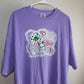 Purple Queer Skaters Belong T-shirt - 2XL
