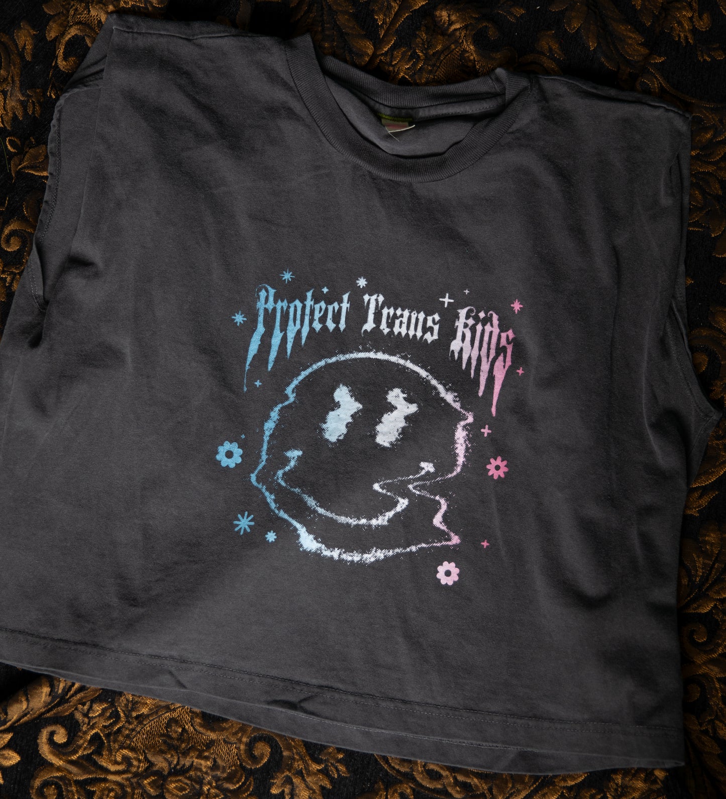 Protect Trans Kids - Crop Tank - ROLLING PREORDER